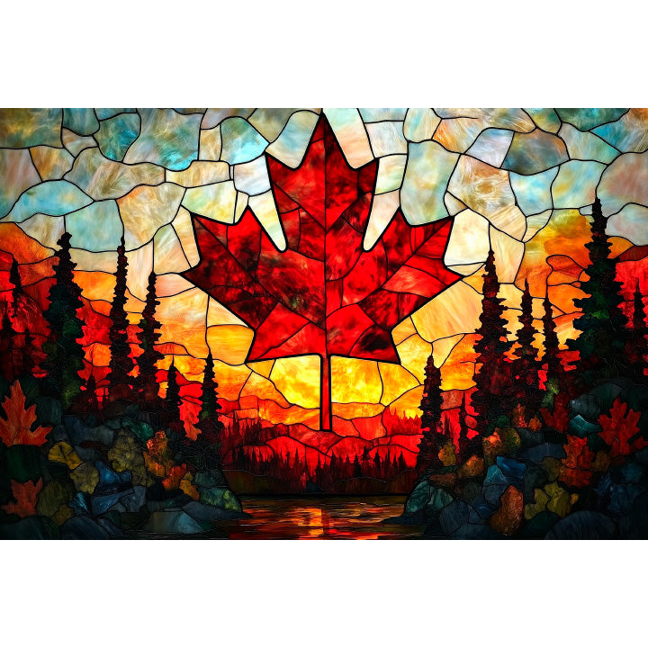 Loopy Impressions Pattern - Canada Stained Glass